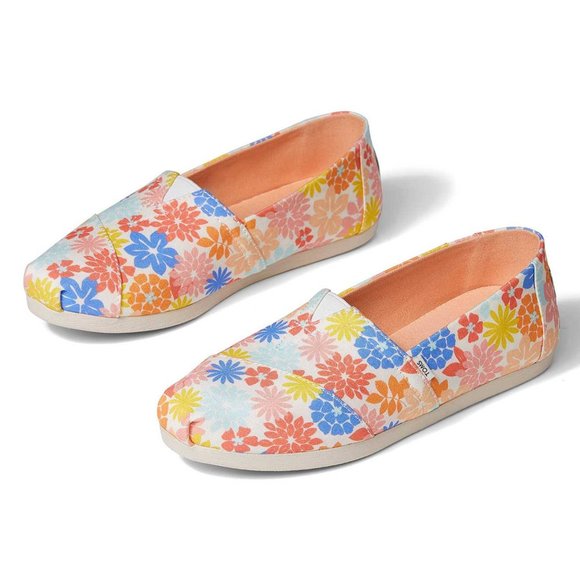 Toms Shoes - Toms Womens Alpargata Slip On Canvas Fashion Loafers SZ 8 NWOT